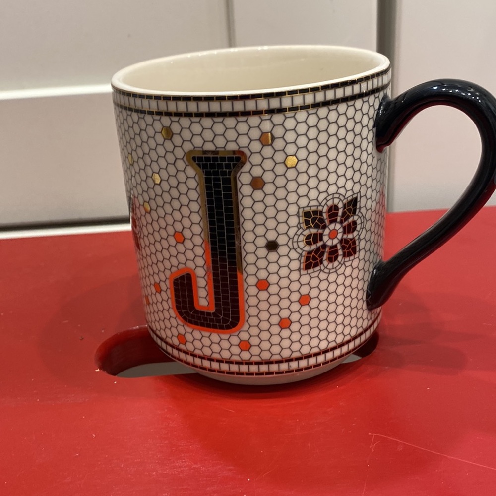 Anthropologie J Mug